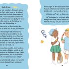 Text: "Stell dir vor" und "Hi! Ich bin Julia". Illustration: Zwei lachende, tennisspielende Mädchen essen Eis.