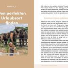 Kapitel 1: Den perfekten Urlaubsort finden. Im Bild ein Kind in einem Elefantenschutzgebiet in Chiang Mai, Thailand.