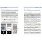 Seitenüberschrift: "Die Kamera scannt QR-Codes" und "7.2 Die Galerie-App". 

Texte: Erklären die Nutzung von QR-Codes und der Galerie-App. 

Mehrere Screenshots zeigen die Benutzeroberfläche von Smartphone-Apps.