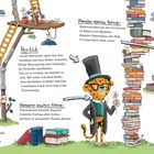 "Die drei Herren" ist der Titel. Drei skurrile Charaktere: ein Storch, ein Löwe im Frack und ein Nilpferd beim Gewichtheben. Humorvolle Beschreibungen.