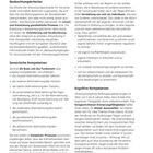 "Die Kompetenzbereiche zu den Beobachtungskriterien", "Sensorische Kompetenzen" und "Soziale und emotionale Kompetenzen" als Überschriften. Text beschreibt Entwicklungsbereiche für Vorschulkinder. Oben: "Einleitung" und ein Logo mit bunten Sternen. Unten steht "Übungsmaterial für Vorschulkinder".