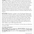 c) Tudor  
Königin: Elisabeth I. (1533–1603), Tochter Heinrichs VIII.  
Herrschaft: Politische Macht und kulturelle Blüte unter ihr.  
Am 16. März wurden geboren: Isabelle Huppert, Bernardo Bertolucci.  