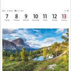 Kalender: Juni, Woche 23, 7.-13. Juni, Montag bis Sonntag. Foto zeigt Lago Limides und Tofana di Rozes, Dolomiten, Italien.