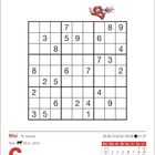 Kalenderblatt: Mai, 6. Christi Himmelfahrt, Donnerstag. Sudoku-Rätsel mit roten Drachen-Illustration oben.