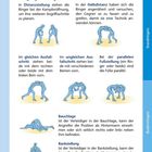 Stand- und Bodenringen: Ausgangsstellungen und Positionen wie Halbdistanz, Ausfallschritt und Bauchlage illustriert.