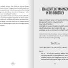 BELAUTSCHTE BEFRAGUNGEN, Duchgeführt von: Mr. Baer, Belauscht durch: Edna Knopple. Text über verstecktes Lauschen in der Bibliothek.