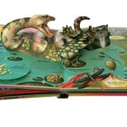 Pop-up-Buch mit Tieren und Pflanzen, Text: "GROßE ANAKONDA", "RIESENBABYS", "GROSSER HARLEKINFROSCH".