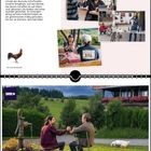 „Männerfreundschaft“ und „April“. Männer sprechen, sitzen draußen, Kalender mit Tipps für Garten & Balkon. SWR-Logo.