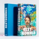 Text: "REST SOMMER", "Kea von Garnier", "Roman", "Blessing". Illustration: Person schwimmt unter Wasser.