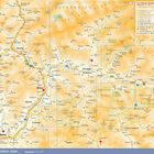 Texte markieren "Südtirol, Osten", mehrere Orte wie Brixen, Bozen. Eine Karte zeigt Berge und Naturparks.