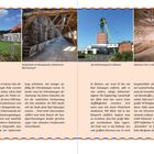 "Das Weiße Gold der Rhön" steht über einem Text über Salz in der Rhön. Vier Fotos zeigen Gradierwerke und das Erlebnisbergwerk Merkers.