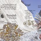 Fossilien aus der Schreibkreide: Zeichnungen und Fotos von Donnerkeil und Seeigeln, Größen und Erklärungen.