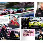 „Normalerweise läuft es beim Heimspiel eher schlecht, daher freue ich mich umso mehr über Platz drei und die Tabellenführung.“ Verschiedene Rennwagen und Menschen in Rennanzügen.