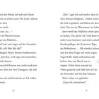 Seite 34 und 35 zeigen Text aus einem Buch. Rechts unten steht eine Illustration mit einem älteren Mann im Krankenhauskittel.