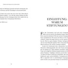 Vorwort von David Kasper. Einleitung: Warum Stiftungen? Text über Unternehmertum, Werte, Vermögensschutz und Erbschaft.