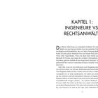 KAPITEL 1: INGENIEURE VS. RECHTSANWÄLTE. Fließtext über das Silicon Valley, seine Schönheit und technische Kontraste.