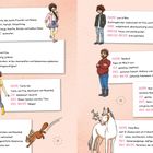 NAME: Fine, Nichte von Tante Ida, beste Freundin von Melody  
IST: verträumt, tierlieb, tollpatschig  
MAG: lange Ausritte, Bücher und heißen Kakao  
MAG NICHT: ausmisten  

NAME: Melody, beste Freundin von Fine  
IST: tierlieb, mutig, fröhlich  
MAG: Blaubeerkuchen, im Heu übernachten und Geheimnisse aufdecken  
MAG NICHT: Ungerechtigkeit  

NAME: Tante Ida, Tante von Fine, Besitzerin vom Rosenhof  
IST: hilfsbereit, herzlich  
MAG: Rosen, backen und alle Tiere  
MAG NICHT: Habgier  

NAME: Cookie, Haus- & Hof-Eichhörnchen vom Rosenhof  
IST: quirlig, frech, verkuschelt  
MAG: Abenteuer, geröstete Haselnüsse  
MAG NICHT: alleine sein  

NAME: Levi & Mika, Zwillingsbrüder, befreundet mit Fine und Melody  
SIND: einfallsreich, abenteuerlustig und für jeden Spaß zu haben  
MÖGEN: Ferien und Wochenenden  
MÖGEN NICHT: früh aufstehen  

NAME: Manfred, Papa von Mika & Levi  
IST: gesellig, chaotisch  
MAG: seltenen Schrott, Oldtimer und Lasagne  
MAG NICHT: fehlende Schrauben, kalte Lasagne  

NAME: Herr Grimminger, reichster Mann in Funkental  
IST: geizig  
MAG: Geld, schicke Anzüge und grüne Smoothies  
MAG NICHT: Tiere  

NAME: Flora Blue, lebt im Zauberwald von Funkental  
IST: scheu, misstrauisch, schlau  
MAG: Sonnenaufgänge, saftige Wildblumenwiesen und Magie  
MAG NICHT: Menschen, die die Natur zerstören