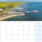 Kalender für Mai 2027 mit Fotografie eines Hafens mit vielen Booten und einer großen Fähre. Text: "Föhr Meine Insel".