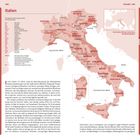 „Italien“, „Die folgenden Abkürzungen werden im Text verwendet“, diverse Regionen Italiens, Karte Italien.