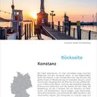 Vorderseite: 6. Februar, Samstag. Konstanz, Baden-Württemberg.
Rückseite: Beschreibung von Konstanz. Karte von Baden-Württemberg.