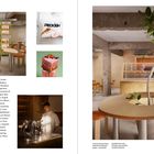 Peckish Bakery. Verschiedene Fotos mit Pflanzen, Gebäck und Innenräumen. Warme Holztöne und eine freundliche Atmosphäre.