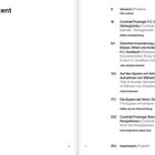Inhalt / Content: Vorwort, Cocktail Prolongé, Zwischen Inszenierung, Auf den Spuren, Die Illusion der Norm, Impressum.