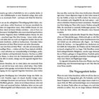 Linke Seite, Überschrift: "Die Anatomie der Emotionen". Rechte Seite, Überschrift: "Die Vergangenheit heilen". Textseiten in einem Buch.
