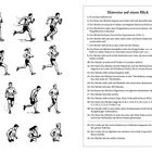 Hinweise auf einen Blick gefolgt von 24 nummerierten Hinweisen. Darunter Illustrationen von laufenden Menschen.
