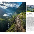 Geirangerfjord. Norwegens Kronjuwel. Die sieben Schwestern und ihr Freier. Zwei Landschaftsfotos mit Bergen, Wasserfall und Fjord.