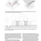 Seite 23, Illustrationen zeigen zwei Pavillon-Entwürfe mit Regenwasser-Ernte- und Filtersystemen.