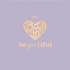 Text "2027 beYOUtiful". Herz mit Blumenmuster auf lila Hintergrund.