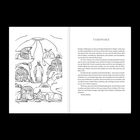 Text: "VORWORT Herzlich willkommen..."
Illustration: Person von Tieren umgeben, lineare Zeichnung.