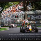 Liam Lawson, NZL, 11.02.2002, Visa Cash App Racing Bulls Formula One Team. Formel 1 Autos auf Rennstrecke, große Zuschauermenge.