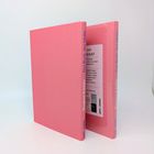 "Das Buch, das bleibt" von Stephan Schäfer, park + ungestalt, rosa Einband, Teilansicht von Cover und Buchrücken.
