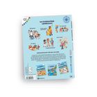 "Das Eckernförde Wimmelbuch", Figurenillustrationen, u.a. Piratenfamilie, Schwaküsse, Tiere, Text über Ostseeabenteuer.