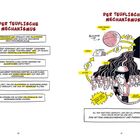 „Der teuflische Mechanismus“ beschreibt eine Illustration. Sie zeigt, wie Plattformen Daten sammeln und personalisierte Werbung erstellen.