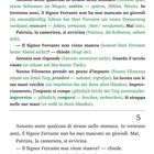 Texte auf Italienisch und Deutsch zeigen eine Szene in einem Restaurant; Antonio ist besorgt, weil Herr Ferrante fehlt.
