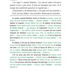 Seite 14 einer zweisprachigen Geschichte über Mathieu und ein Pferd namens Zéphyr. Text auf Französisch und Deutsch.