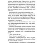 Text beschreibt Sunny, der Kaffee trinkt, reiche Passanten beobachtet und in eine Polizeistation geht. Dialog mit Polizist.