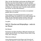 Kapitel 1: Körper & Gesundheit. Thema Pubertät, Körperpflege. Skill #1: Duschen mehr als nur mit Wasser.