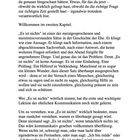 Willkommen im zweiten Kapitel. Der Text beschreibt "Es ist nichts" als missverstandene Aussage in der Ehekommunikation.