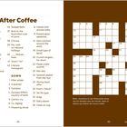 Titel: After Coffee. Hinweis: Antworten auf drei fette Hinweise bilden Wörter, die nach "coffee" stehen können. Text zu einem Kreuzworträtsel.