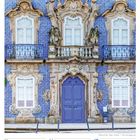 "Palácio do Raio · Braga · Portugal. Kalender: 11. bis 17. Oktober 2027. Barockfassade mit blauen Fliesen und Ornamenten."