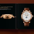 A. Lange & Söhne Ref. 912.032 Grand Complication, eine luxuriöse, komplexe Uhr mit braunem Lederarmband und goldenen Akzenten.