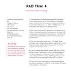 "Für 2 Personen • 25 Min. Zubereitung • Pro Portion ca. 455 kcal..." Ein Rezept für Pad Thai mit Zutatenliste und Zubereitung.