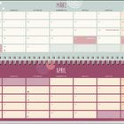 Kalenderblätter für März und April mit Feiertagen: "Int. Frauentag", "Frühlingsanfang", "Karfreitag", "Ostermontag".