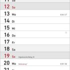 Ein Kalender für September 2027; besondere Tage: 19. "Eidgenössischer Bettag, CH", 20. "Weltkindertag", 23. "Herbstanfang".