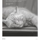 Zitat von Kant über Hoffnung, Schlaf und Lachen. Kalenderseite Juli. Bild: schlafende Katze.