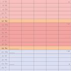 Kalenderseite für den Monat September. Tage auf farbigem Hintergrund, inklusive Feiertage. Notizbereich am Ende.