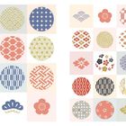 Eine Illustration mit verschiedenen kreisförmigen Mustern und floralen Designs in bunten Farben auf quadratischem Hintergrund.